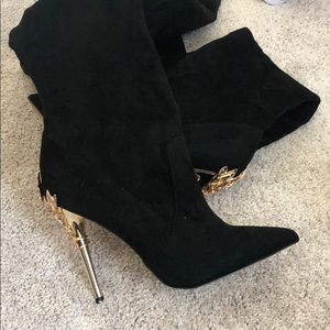 Over the knee bootie